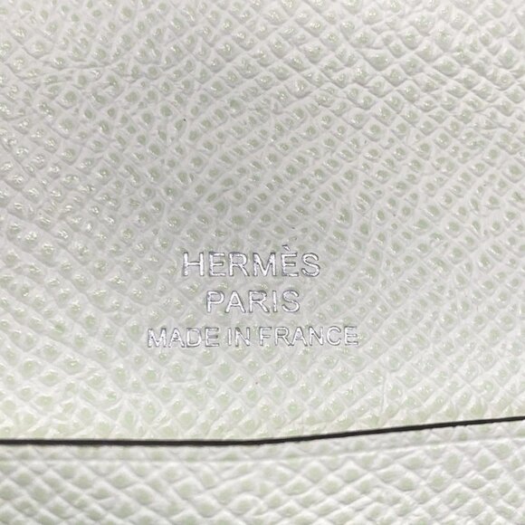HERMES Chaine d'Ancre Too Go - Vert Fizz Veau Epsom B Other Style Wallet - Picture 12 of 12